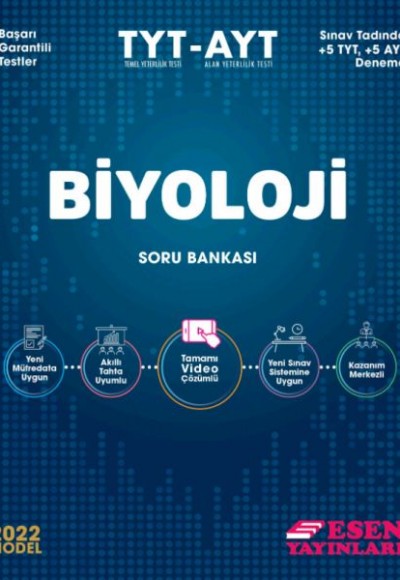 Esen TYT AYT Biyoloji Soru Bankası 2022 Esen TYT AYT Biyoloji Soru Bankası 2022