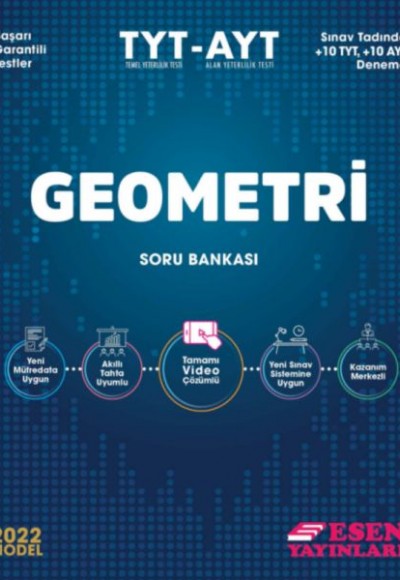 Esen TYT AYT Geometri Soru Bankası 2022 Esen TYT AYT Geometri Soru Bankası 2022