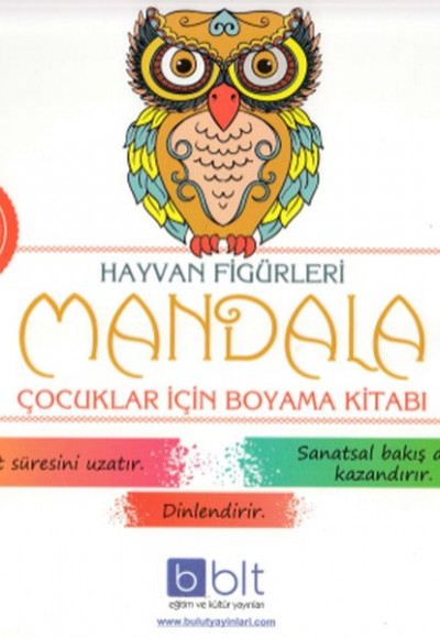 Hayvan Figürleri Mandala Çocuklar İçin Boyama Kitabı Hayvan Figürleri Mandala Çocuklar İçin Boyama Kitabı
