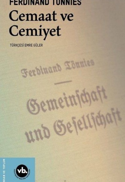 Cemaat ve Cemiyet Cemaat ve Cemiyet