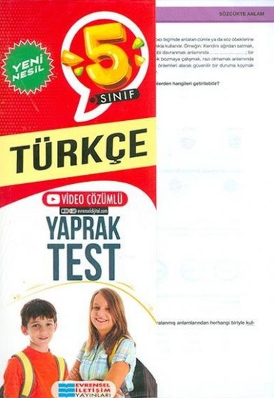 Evrensel İletişim 5. Sınıf Türkçe Yeni Nesil Video Çözümlü Yaprak Test Evrensel İletişim 5. Sınıf Türkçe Yeni Nesil Video Çözümlü Yaprak Test
