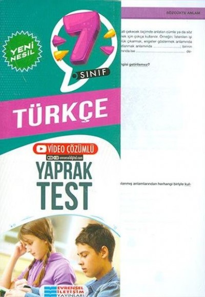 Evrensel İletişim 7. Sınıf Türkçe Yeni Nesil Video Çözümlü Yaprak Test Evrensel İletişim 7. Sınıf Türkçe Yeni Nesil Video Çözümlü Yaprak Test