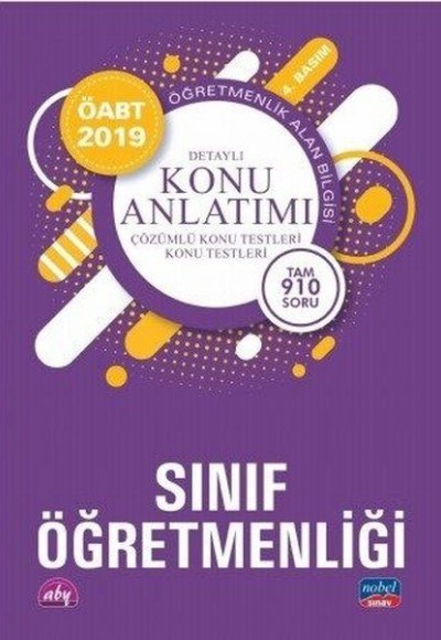 Nobel 2019 ÖABT Sınıf Öğretmenliği - Detaylı Konu Anlatımı (Yeni) Nobel 2019 ÖABT Sınıf Öğretmenliği - Detaylı Konu Anlatımı (Yeni)