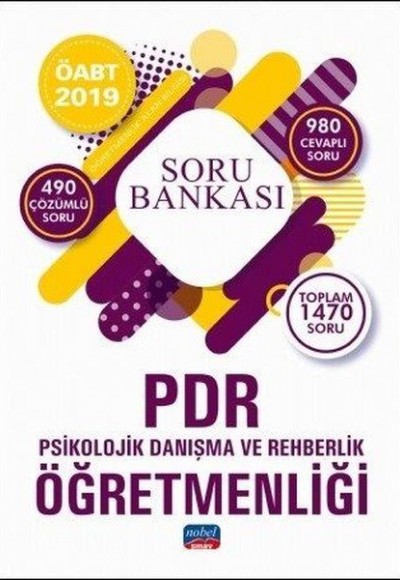 Nobel 2019 ÖABT Psikolojik Danışma ve Rehberlik Öğretmenliği Soru Bankası (Yeni) Nobel 2019 ÖABT Psikolojik Danışma ve Rehberlik Öğretmenliği Soru Bankası (Yeni)