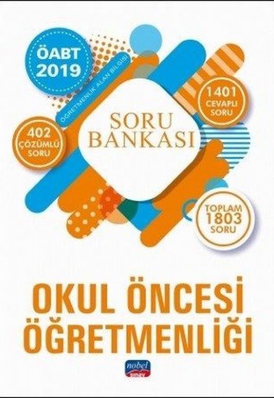 Nobel 2019 ÖABT Okul Öncesi Öğretmenliği - Soru Bankası (Yeni) Nobel 2019 ÖABT Okul Öncesi Öğretmenliği - Soru Bankası (Yeni)