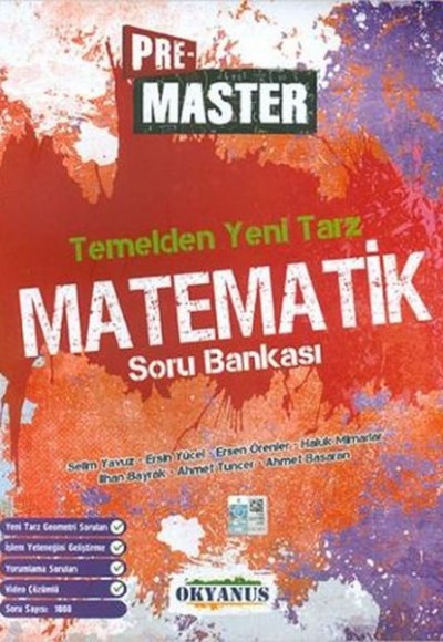 Okyanus Pre Master Temelden Yeni Tarz Matematik Soru Bankası (Yeni)