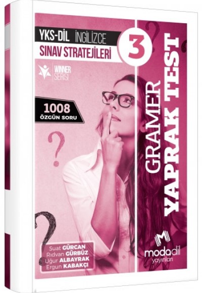 Modadil YKS DİL İngilizce Sınav Stratejileri 3 Gramer Yaprak Test (Yeni) Modadil YKS DİL İngilizce Sınav Stratejileri 3 Gramer Yaprak Test (Yeni)
