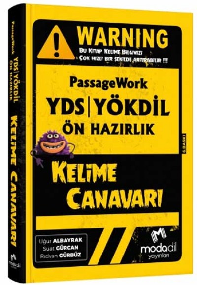 Modadil Passagework YDS-YÖKDİL Ön Hazırlık Kelime Canavarı (Yeni) Modadil Passagework YDS-YÖKDİL Ön Hazırlık Kelime Canavarı (Yeni)