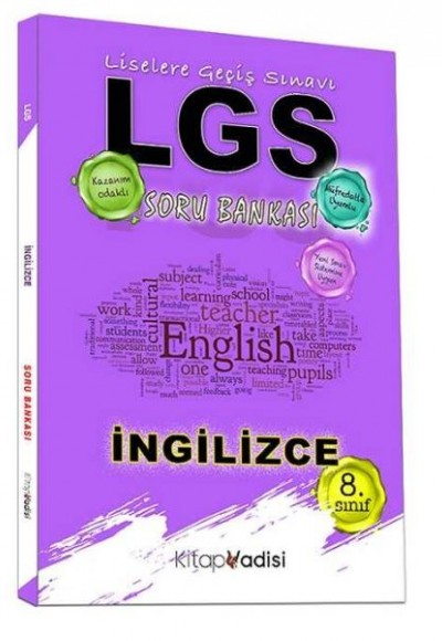 Kitap Vadisi 8. Sınıf LGS İngilizce Soru Bankası Kitap Vadisi 8. Sınıf LGS İngilizce Soru Bankası