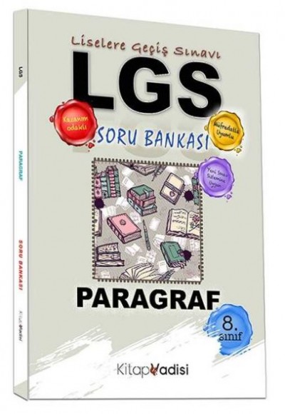 Kitap Vadisi 8. Sınıf LGS Paragraf Soru Bankası Kitap Vadisi 8. Sınıf LGS Paragraf Soru Bankası