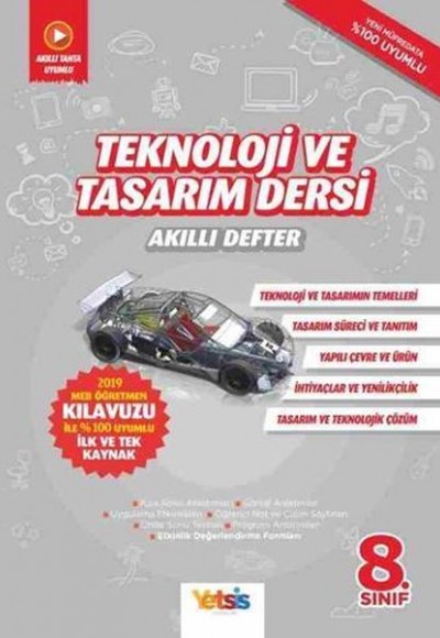 Yetsis Yayınları 8. Sınıf Teknoloji ve Tasarım Dersi Akıllı Defter Yetsis Yayınları 8. Sınıf Teknoloji ve Tasarım Dersi Akıllı Defter