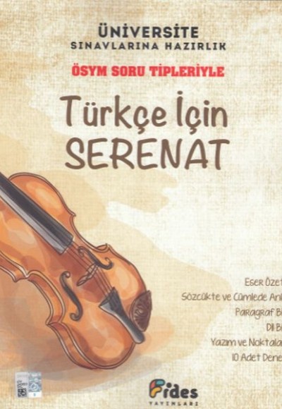 Fides ÖSYM Soru Tipleriyle Türkçe İçin Serenat (Yeni) Fides ÖSYM Soru Tipleriyle Türkçe İçin Serenat (Yeni)