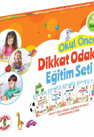 Okul Öncesi Dikkat Odaklı Eğitim Seti 3-4 Yaş Okul Öncesi Dikkat Odaklı Eğitim Seti 3-4 Yaş