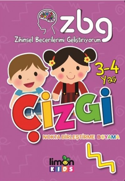 Zihinsel Becerilerimi Geliştiriyorum 3-4 Yaş Çizgi Zihinsel Becerilerimi Geliştiriyorum 3-4 Yaş Çizgi
