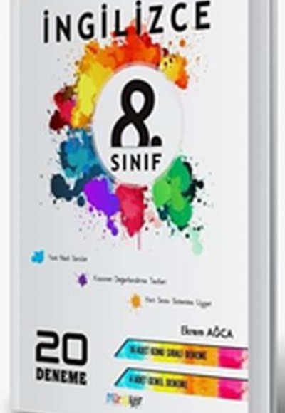 Mürekkep 8. Sınıf İngilizce 20 Deneme (Yeni)