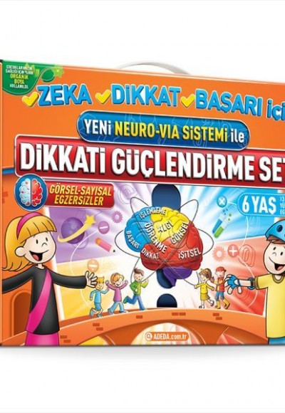 Dikkati Güçlendirme Seti Anasınıfı – 6 Yaş- Neuro-Via Dikkati Güçlendirme Seti Anasınıfı – 6 Yaş- Neuro-Via