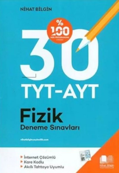 Nihat Bilgin TYT-AYT Fizik 30'lu Deneme Sınavı Nihat Bilgin TYT-AYT Fizik 30'lu Deneme Sınavı