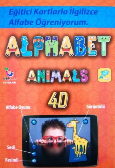 Alfabe 4D Canlanıyor Kartları Set Alfabe 4D Canlanıyor Kartları Set