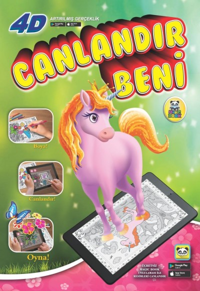 Canlandır Beni - Kız Sihirli Boyama Kitabı Canlandır Beni - Kız Sihirli Boyama Kitabı