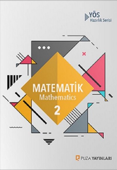 Puza YÖS Matematik 2 - İADESİZ Puza YÖS Matematik 2 - İADESİZ
