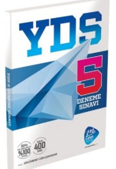 Me Too Publishing YDS 5 Deneme Sınavı Me Too Publishing YDS 5 Deneme Sınavı