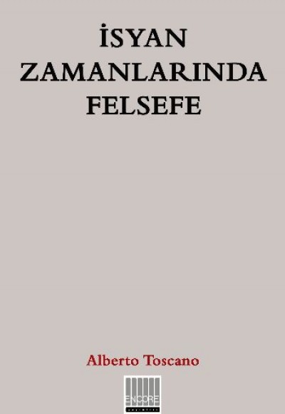 İsyan Zamanlarında Felsefe İsyan Zamanlarında Felsefe
