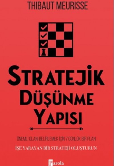 Stratejik Düşünme Yapısı Stratejik Düşünme Yapısı
