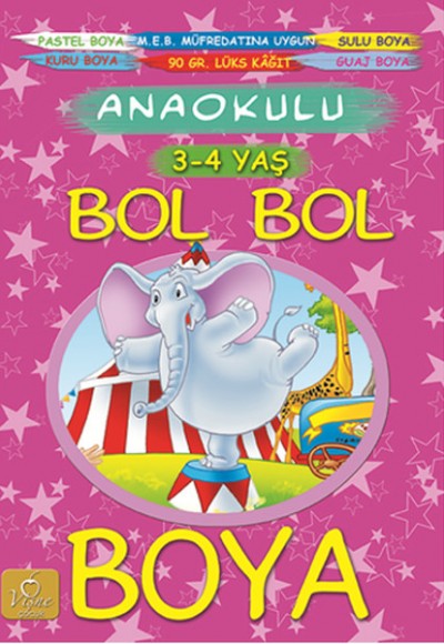 Bol Bol Boya 3-4 Yaş Bol Bol Boya 3-4 Yaş
