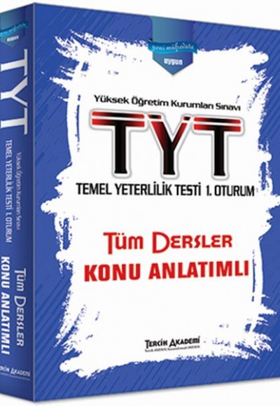 Tercih Akademi YKS - TYT 1. Oturum Tüm Dersler Konu Anlatımlı (Yeni) Tercih Akademi YKS - TYT 1. Oturum Tüm Dersler Konu Anlatımlı (Yeni)