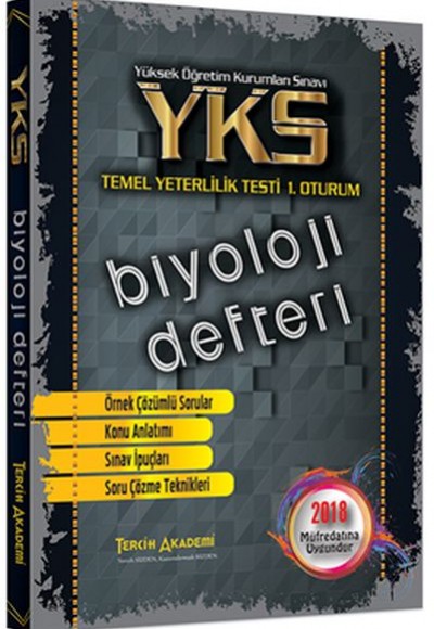 Tercih Akademi YKS Biyoloji Defteri Tercih Akademi YKS Biyoloji Defteri