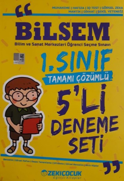 Zeki Çocuk Bilsem 1. Sınıf Tamamı Çözümlü 5` li Deneme Seti Zeki Çocuk Bilsem 1. Sınıf Tamamı Çözümlü 5` li Deneme Seti