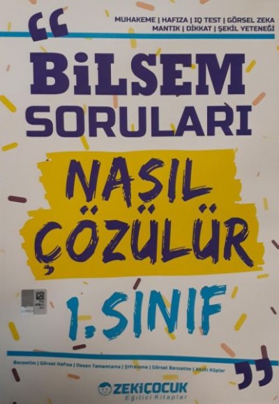 Zeki Çocuk 1. Sınıf Bilsem Soruları Nasıl Çözülür (Yeni) Zeki Çocuk 1. Sınıf Bilsem Soruları Nasıl Çözülür (Yeni)