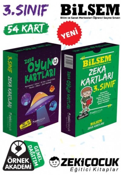3.Sınıf Bilsem Zeka Kartları 3.Sınıf Bilsem Zeka Kartları