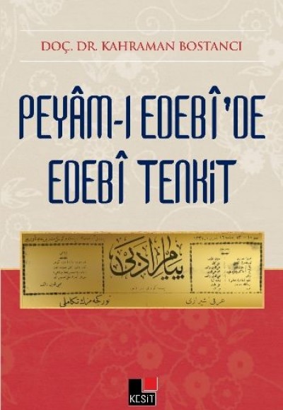 Peyamı Edebide Edebi Tenkit Peyamı Edebide Edebi Tenkit