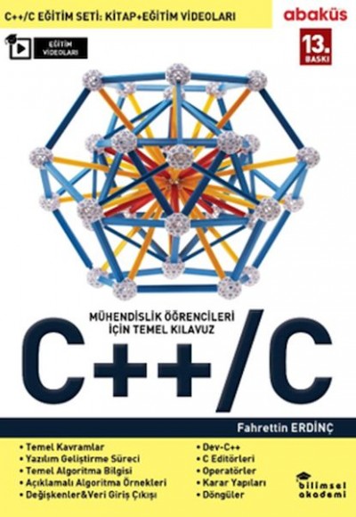 Mühendislik Öğrencileri İçin Temel Kılavuz C / C++ - Eğitim Videolu Mühendislik Öğrencileri İçin Temel Kılavuz C / C++ - Eğitim Videolu