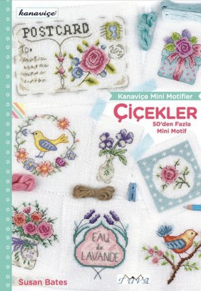 Kanaviçe Mini Motifler - Çiçekler Kanaviçe Mini Motifler - Çiçekler