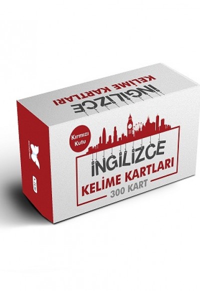 İngilizce Kelime Öğreten Kartlar 3. Kutu (Kırmızı Kutu)