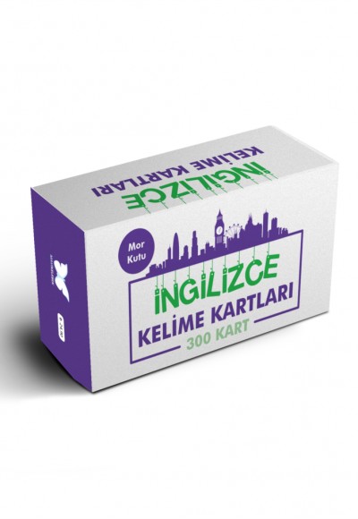 İngilizce Kelime Öğreten Kartlar 4. Kutu (Mor Kutu)
