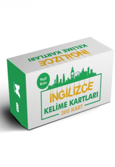 İngilizce Kelime Öğreten Kartlar 5. Kutu (Yeşil Kutu)
