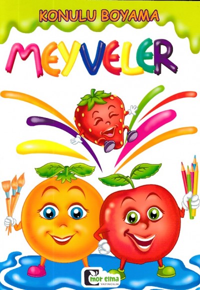 Konulu Boyama - Meyveler Konulu Boyama - Meyveler