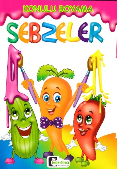 Konulu Boyama - Sebzeler Konulu Boyama - Sebzeler