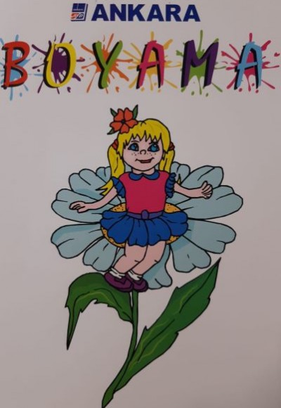 Ankara Yıldırım Yayınları Boyama Mavi Papatya Ankara Yıldırım Yayınları Boyama Mavi Papatya