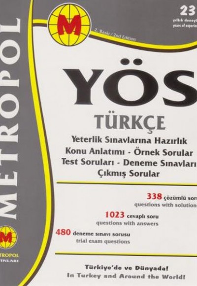 Metropol YÖS Türkçe (Yeni) Metropol YÖS Türkçe (Yeni)