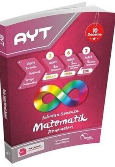 Doktrin Yayınları AYT Sıfırdan Sonsuza Matematik Video Çözümlü 10 lu Deneme Doktrin Yayınları AYT Sıfırdan Sonsuza Matematik Video Çözümlü 10 lu Deneme