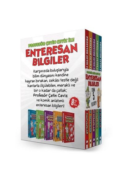 Profesör Çetin Ceviz İle Enteresan Bilgiler (5 Kitap Kutulu) Profesör Çetin Ceviz İle Enteresan Bilgiler (5 Kitap Kutulu)