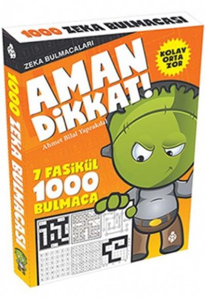 Zeka Bulmacaları Aman Dikkat (7 Fasikül) Zeka Bulmacaları Aman Dikkat (7 Fasikül)