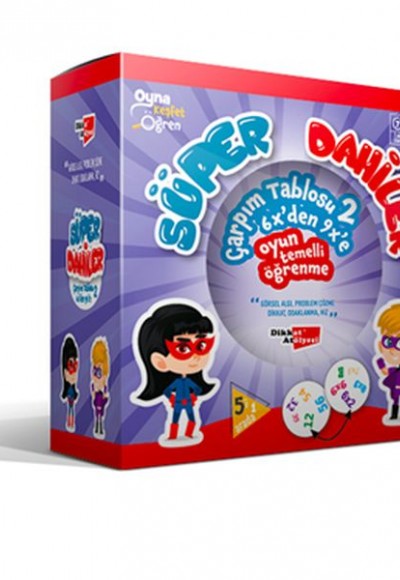 Süper Dahiler - Çarpım Tablosu 2 (6x’den 9x’e) Süper Dahiler - Çarpım Tablosu 2 (6x’den 9x’e)