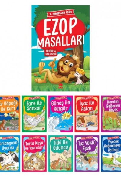 Ezop Masalları(10 Kitap+Soru Kitapçığı) Ezop Masalları(10 Kitap+Soru Kitapçığı)