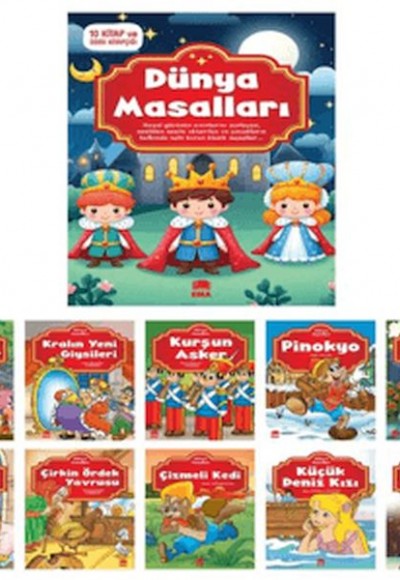 Dünya Masalları Seti - 10 Kitap Takım Küçük Boy Dünya Masalları Seti - 10 Kitap Takım Küçük Boy