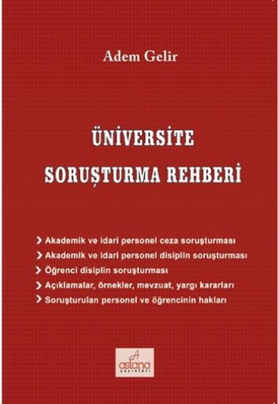 Üniversite Soruşturma Rehberi Üniversite Soruşturma Rehberi